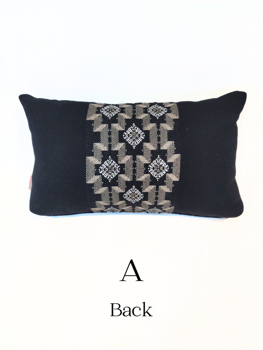 Premium Sunbrella 'Montrose Carbon' Indoor/Outdoor Embroidered Toss Pillow Cover