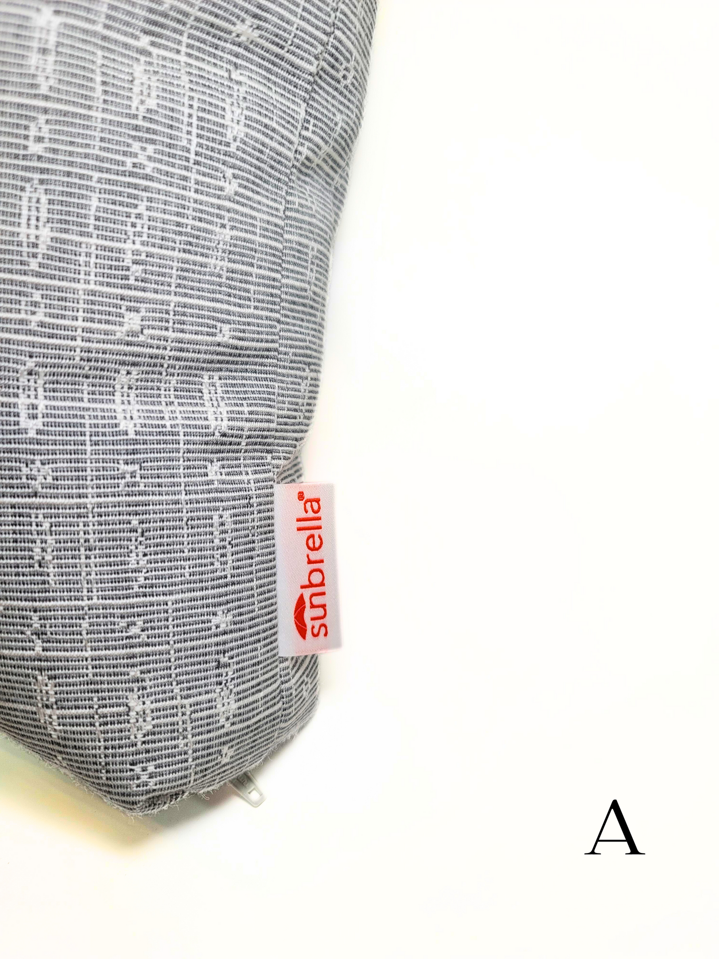 Sunbrella 'Embrace Pewter' Indoor/Outdoor Toss Pillow Cover