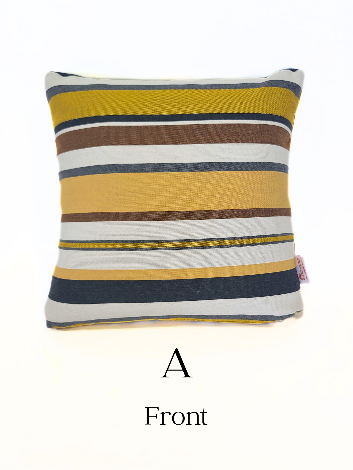 Premium Sunbrella "Sonata Stripe" Indoor/Outdoor Toss Pillow Cover