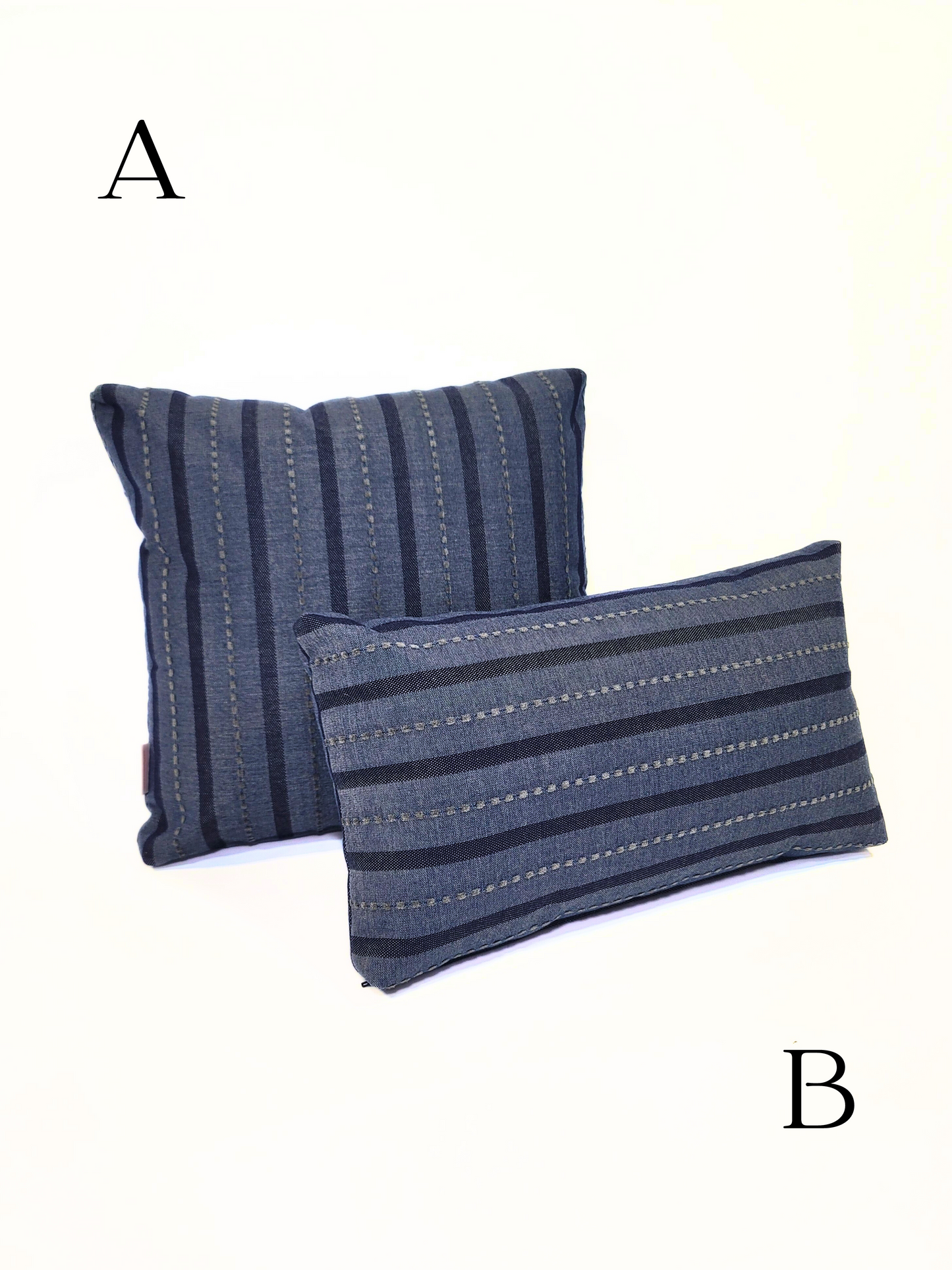 Premium Sunbrella "Alley Denim" Indoor/Outdoor Pillow Cover