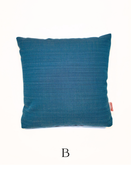 Sunbrella 'Dupione Deep Sea' Indoor/Outdoor Toss Pillow Cover