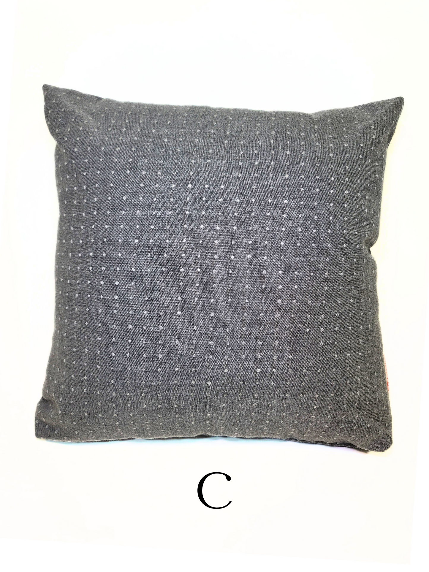 Premium Sunbrella Reversible 'Lure Smoke/Cast Slate' Indoor/Outdoor Toss Pillow Cover
