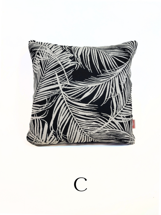 Premium Sunbrella "Tropical Silhouette" Indoor/Outdoor Toss Pillow Cover