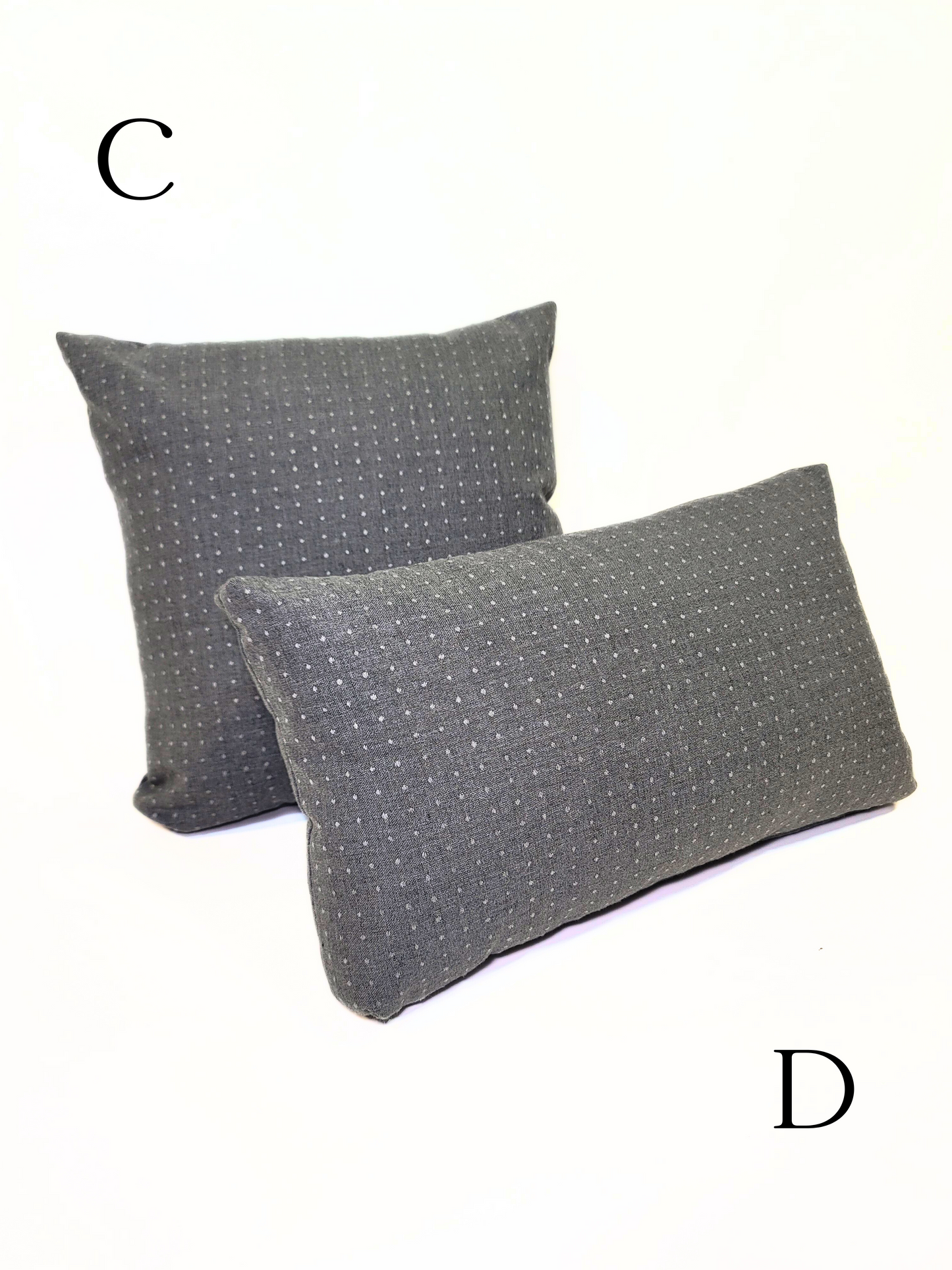 Premium Sunbrella 'Lure Smoke' Indoor/Outdoor Toss Pillow Cover