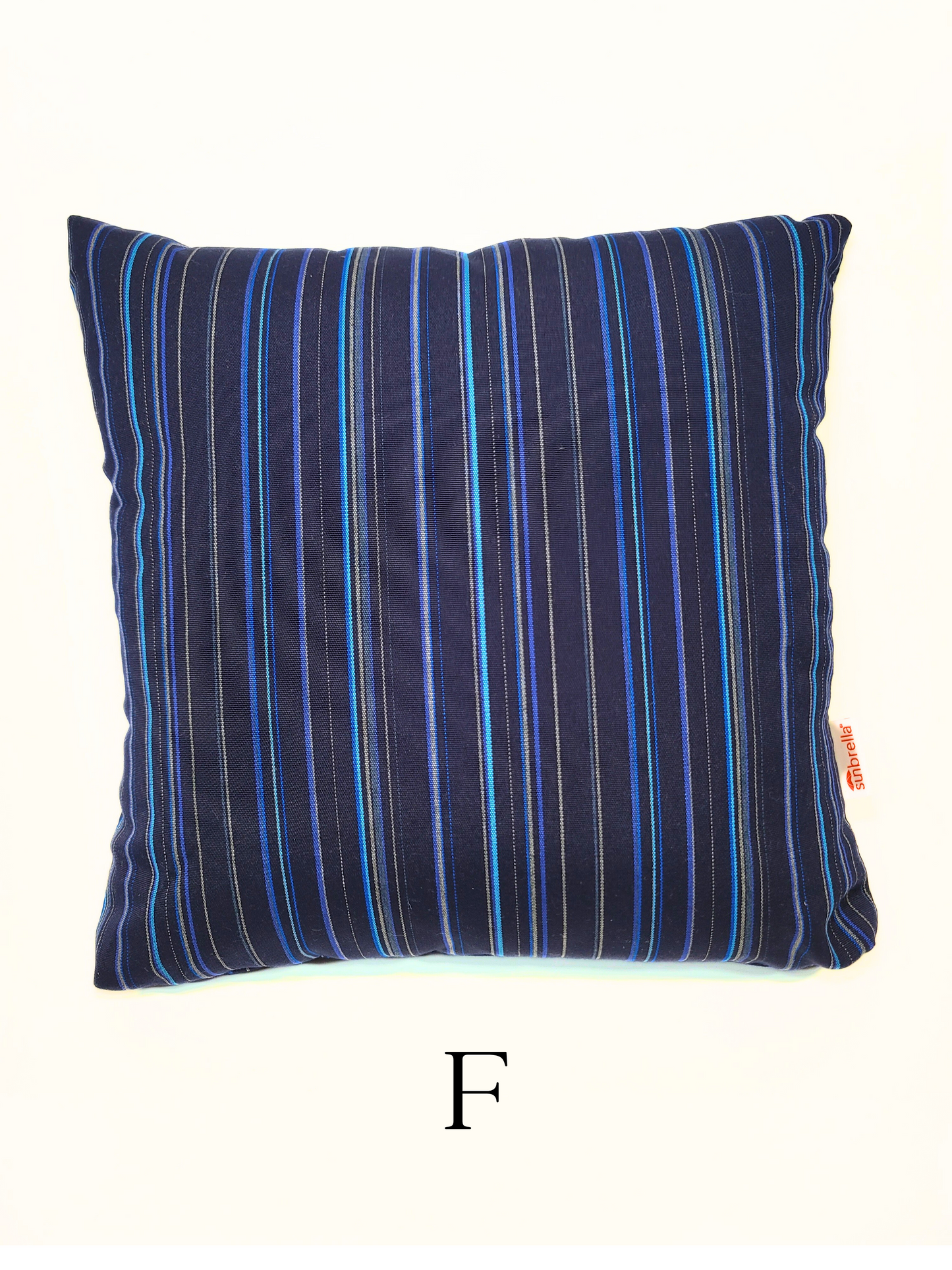 Sunbrella 'Refine Indigo' Indoor/Outdoor Toss Pillow Cover