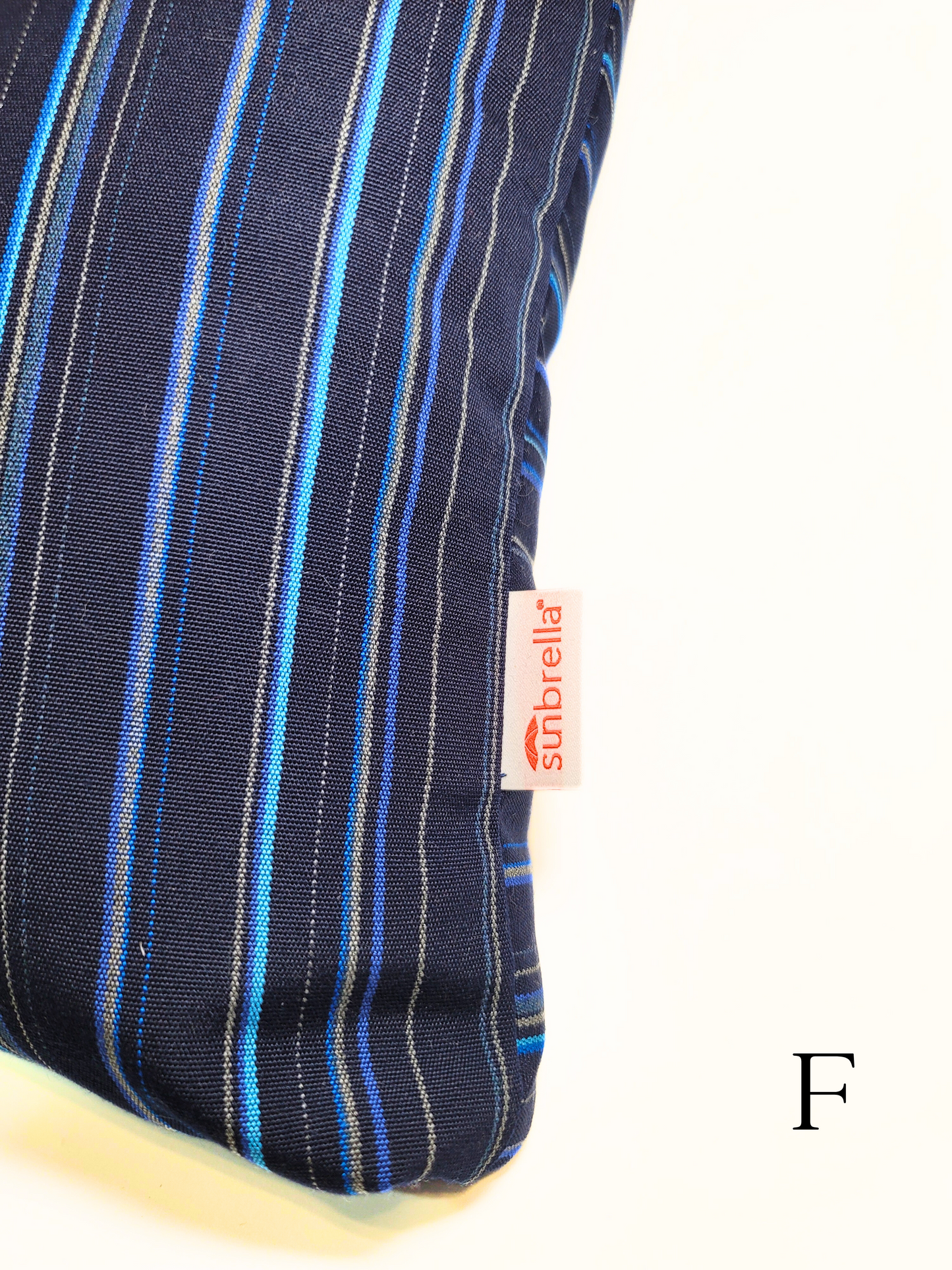Sunbrella 'Refine Indigo' Indoor/Outdoor Toss Pillow Cover