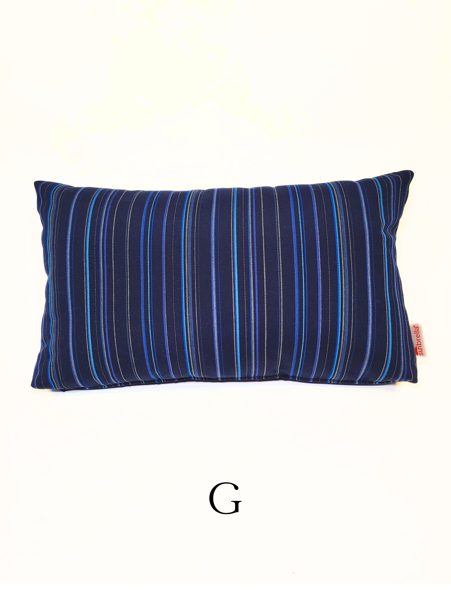 Sunbrella 'Refine Indigo' Indoor/Outdoor Toss Pillow Cover