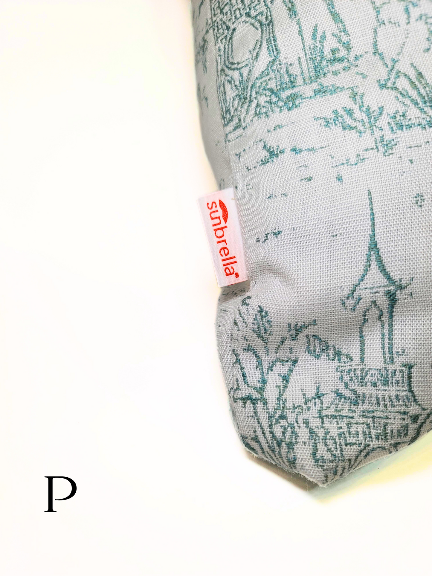 Premium Sunbrella 'Osaka Toile' Indoor/Outdoor Toss Pillow Cover