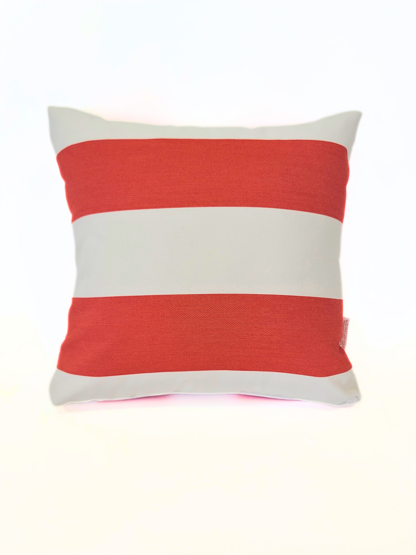 Sunbrella "Cabana Flame" Indoor/Outdoor Toss Pillow Cover