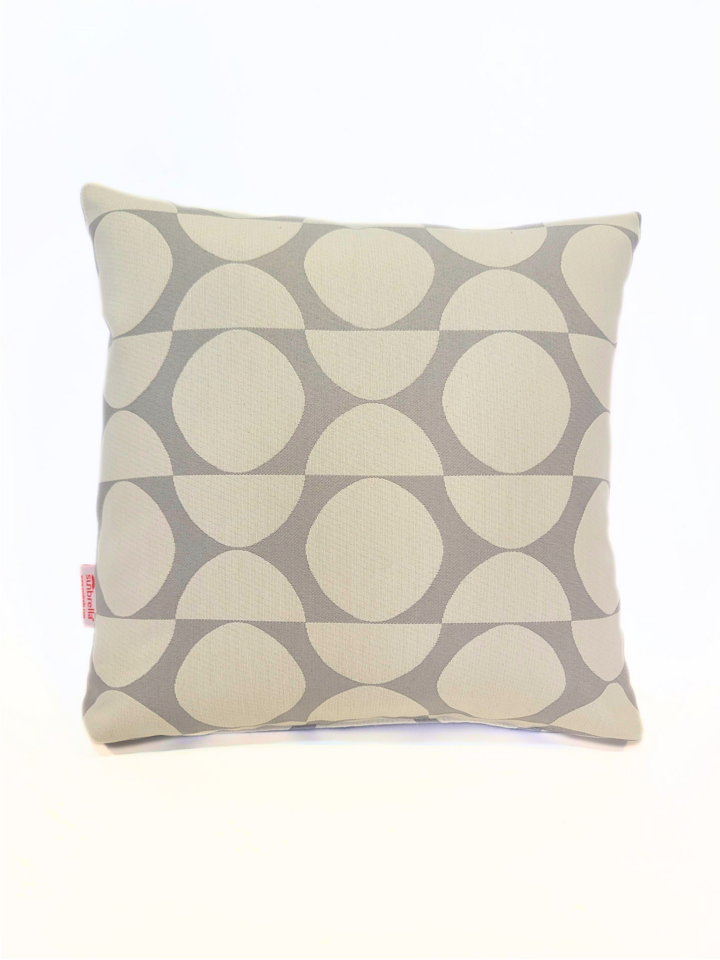 Premium Sunbrella "Circle Angles" Indoor/Outdoor Toss Pillow Cover