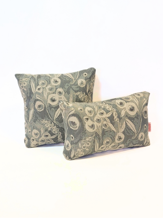Premium Sunbrella "Painted Circle Floral" Indoor/Outdoor Toss Pillow Cover