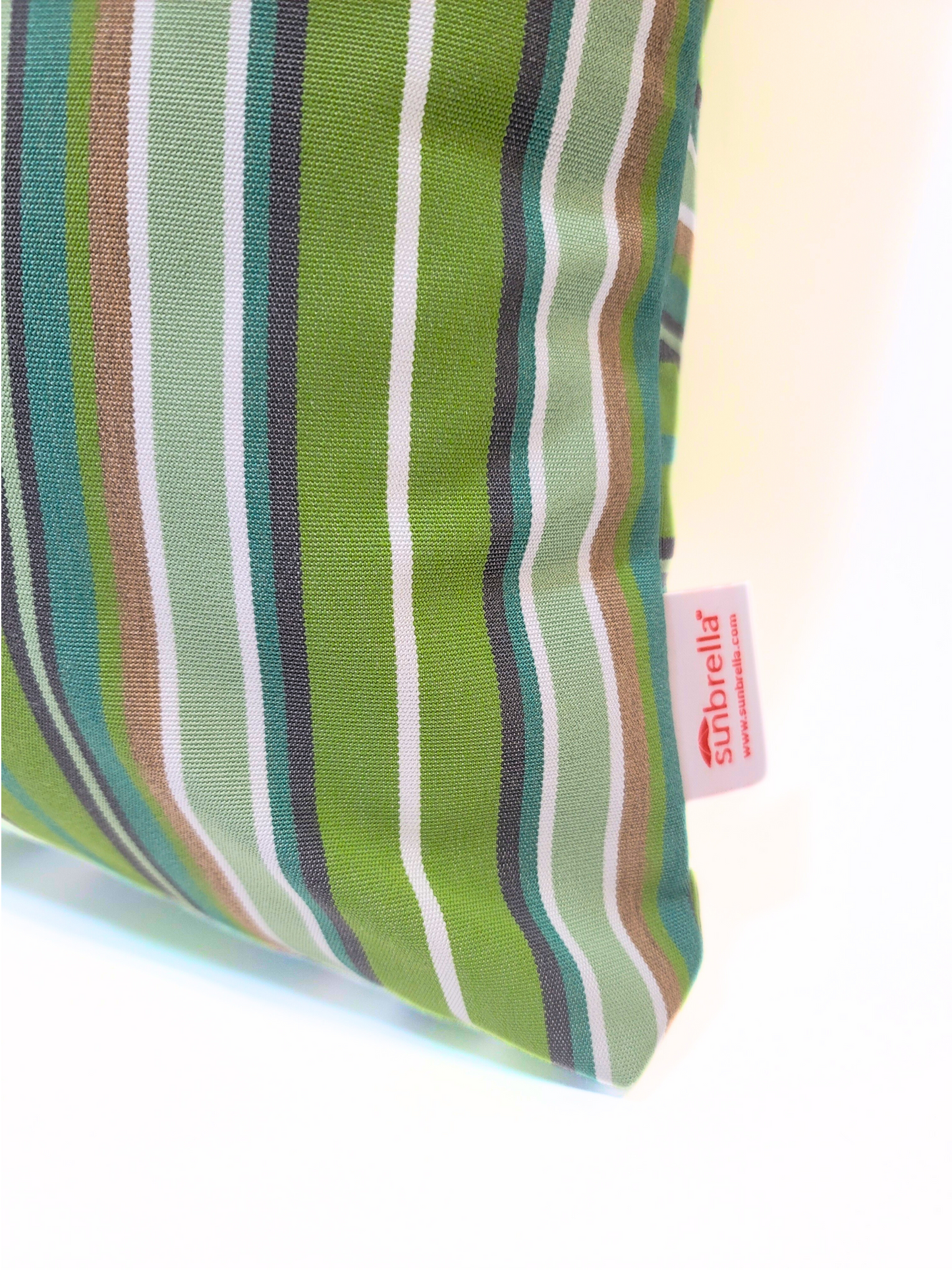 Sunbrella "Foster Surfside" Indoor/Outdoor Toss Pillow Cover