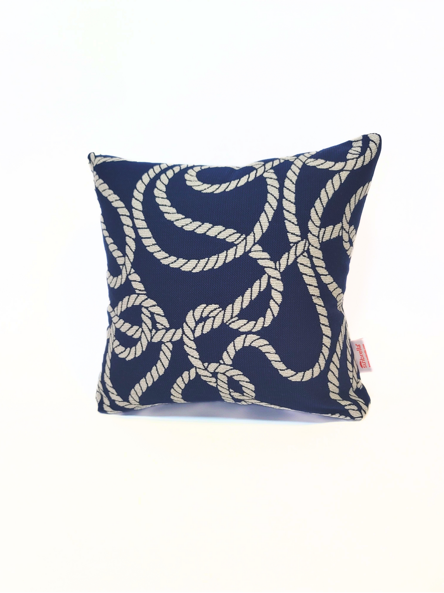 Premium Sunbrella "Maritime Nautical" Indoor/Outdoor Toss Pillow Cover