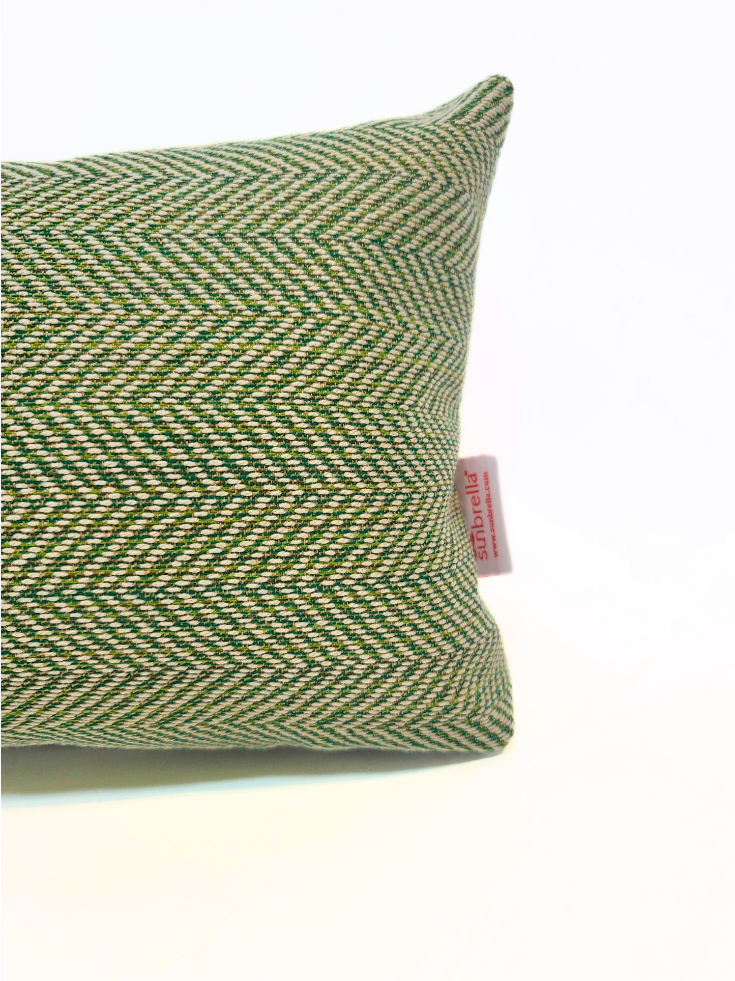 Premium Sunbrella "Posh Shamrock" Indoor/Outdoor Toss Pillow Cover