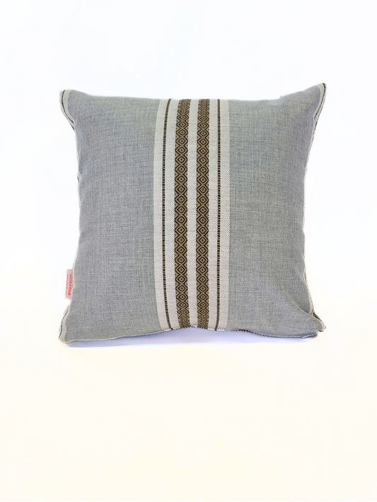Premium Sunbrella "Draw the Line" Indoor/Outdoor Toss Pillow Cover