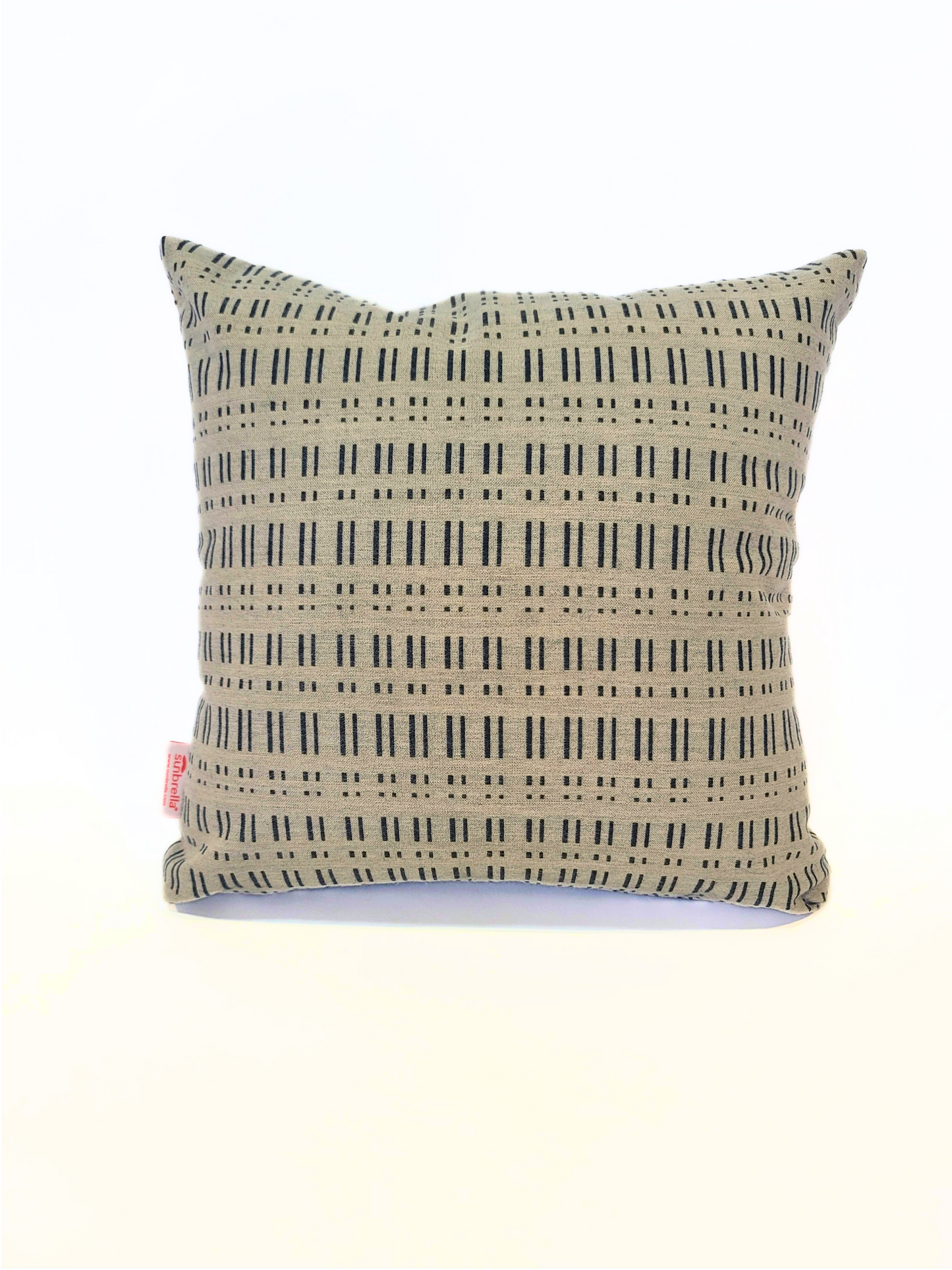 Premium Sunbrella "Domino" Indoor/Outdoor Toss Pillow Cover