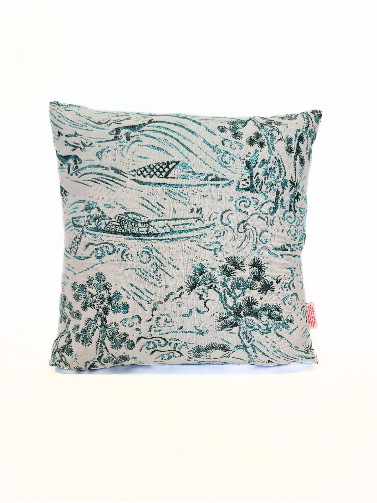 Premium Sunbrella "Thai Shores" Indoor/Outdoor Toss Pillow Cover