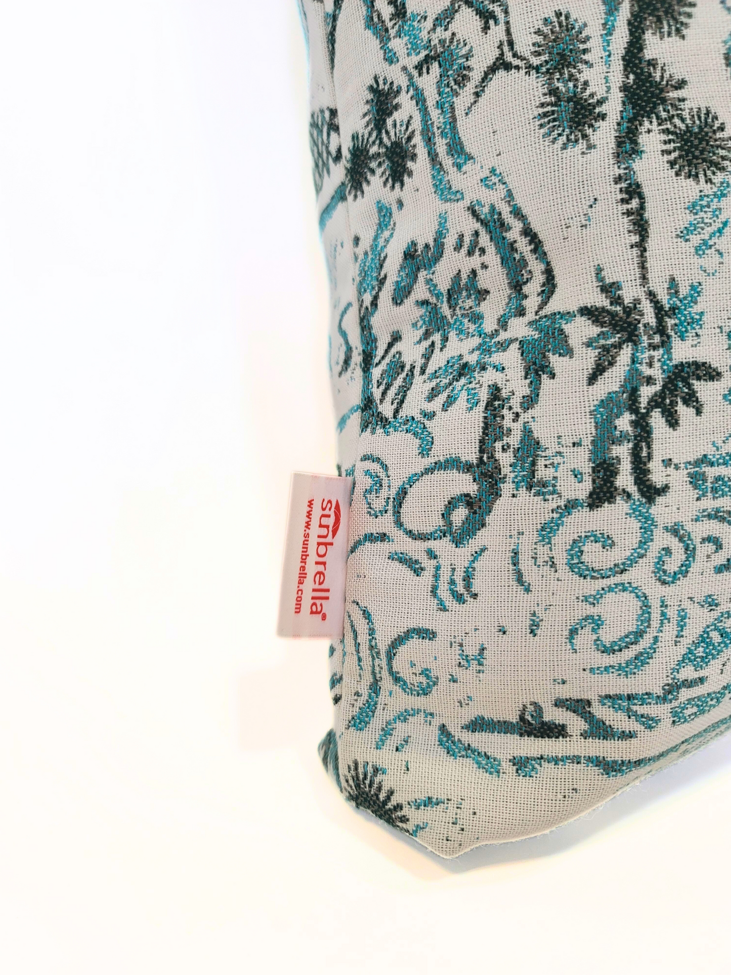 Premium Sunbrella "Thai Shores" Indoor/Outdoor Toss Pillow Cover