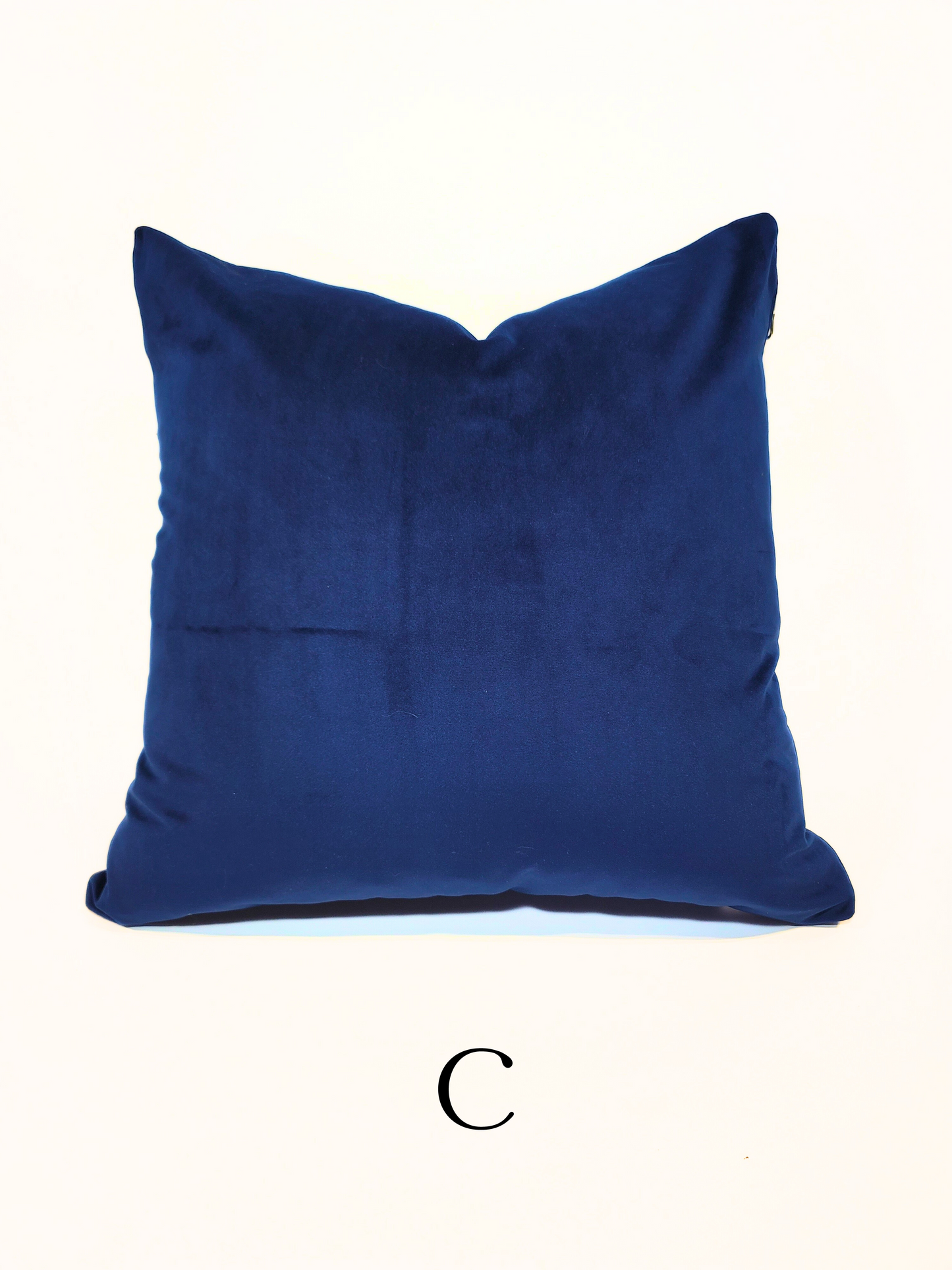 "Majesty Blue" Velvet Indoor Toss Pillow Cover
