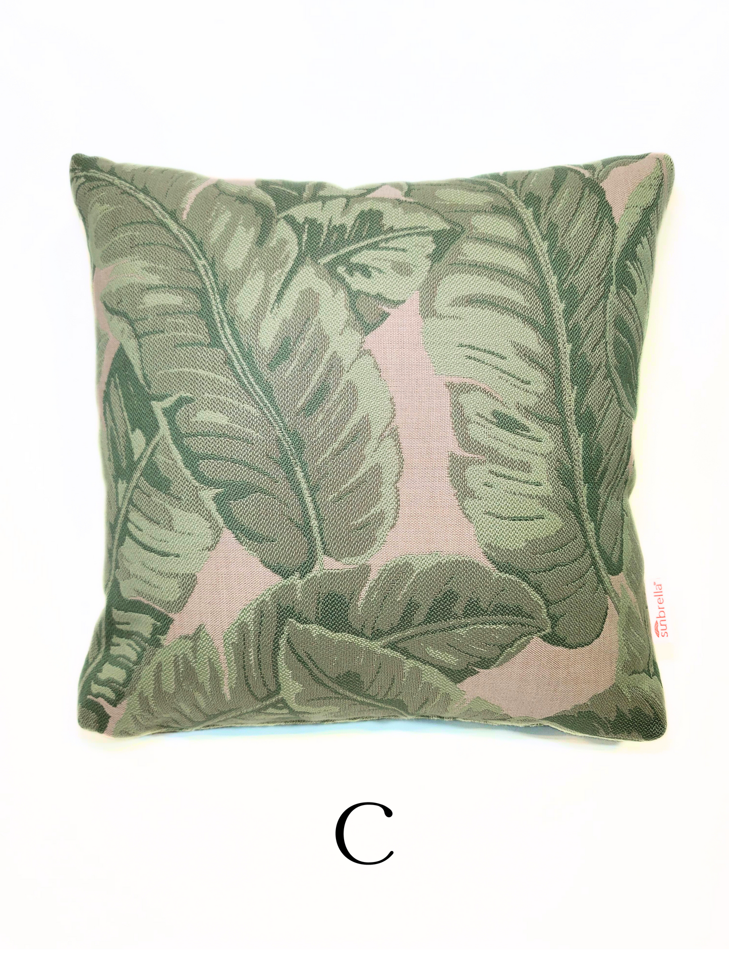 Sunbrella Premium 'Tropics Sage' Indoor/Outdoor Toss Pillow Cover