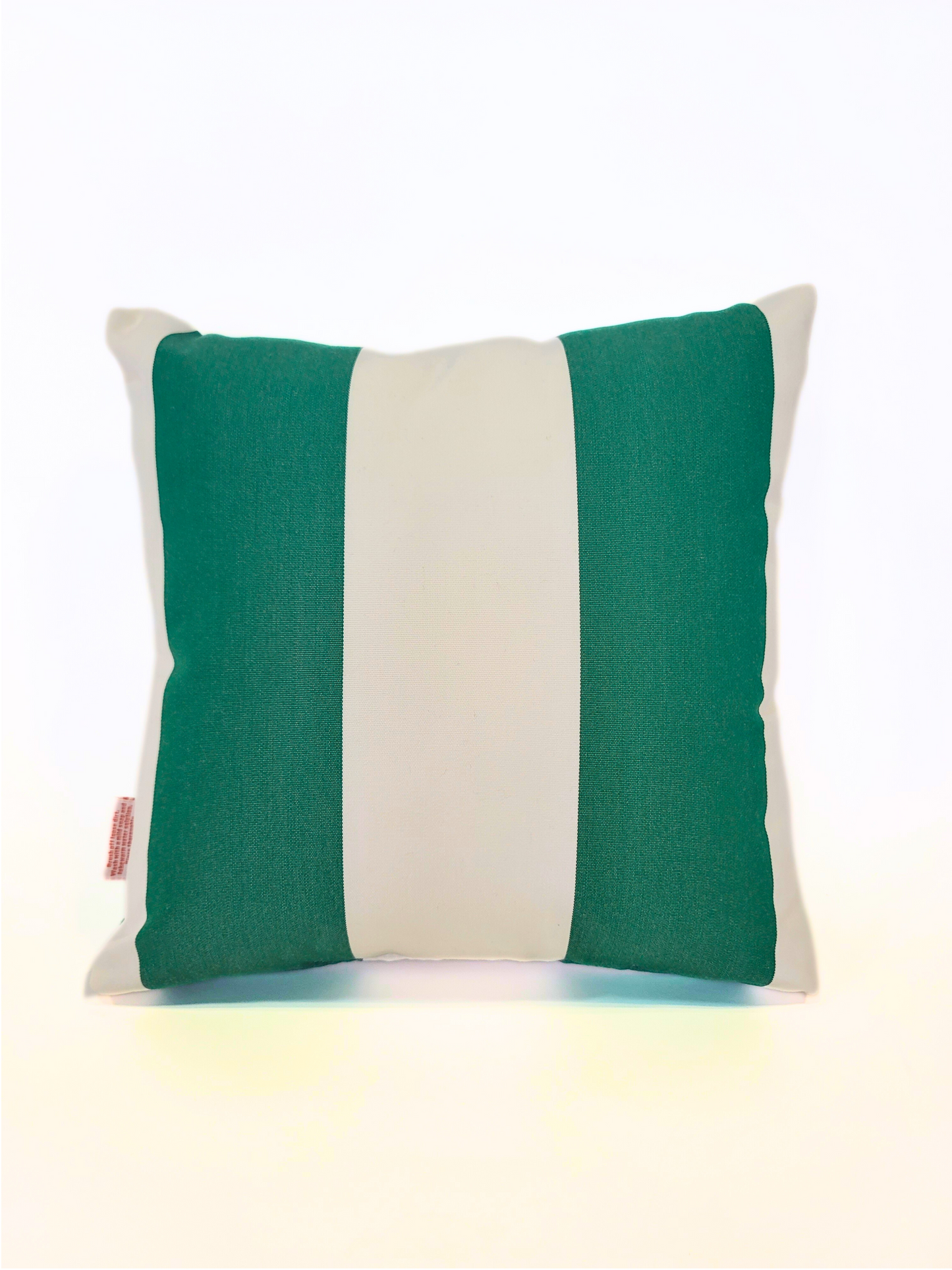 Sunbrella "Cabana Emerald" Indoor/Outdoor Toss Pillow Cover