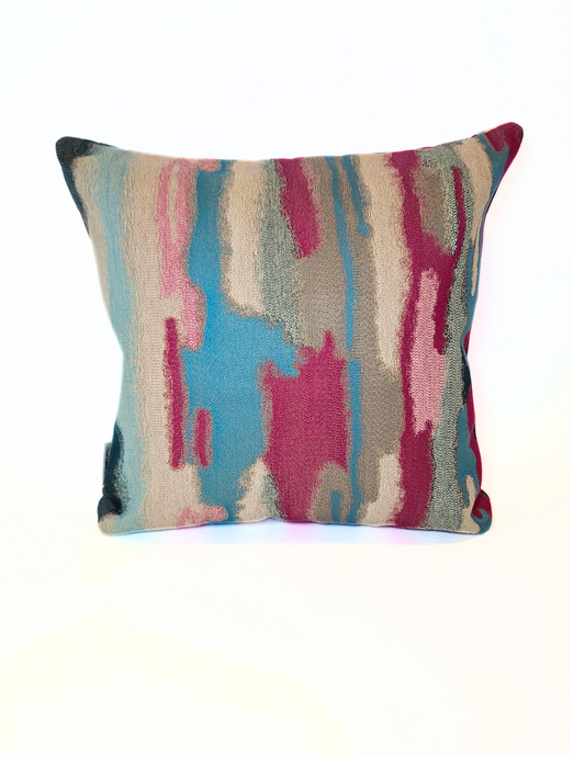"Abstract" Pink Indoor Toss Pillow Cover