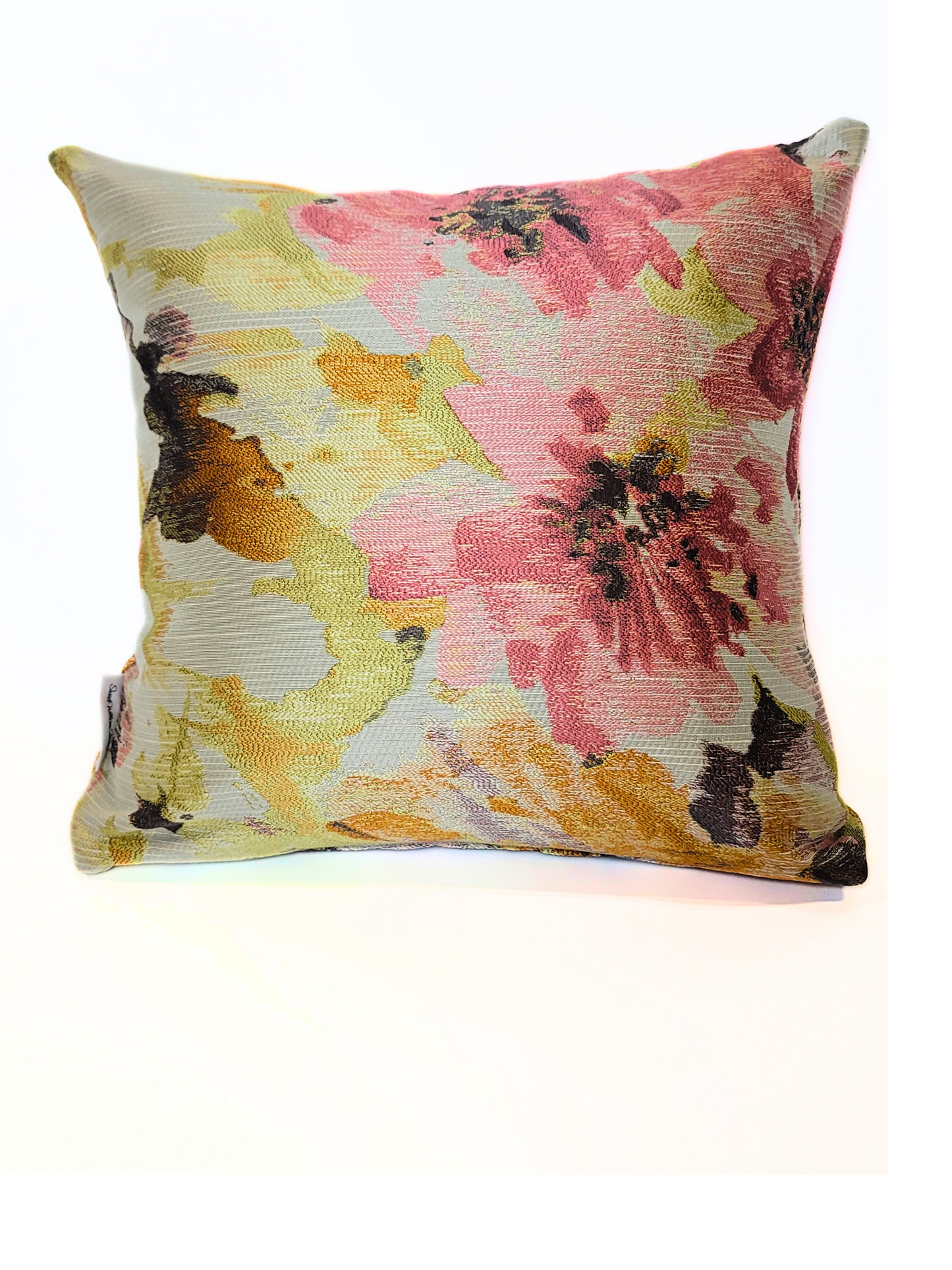 "Silky Flowers" Indoor Toss Pillow Cover