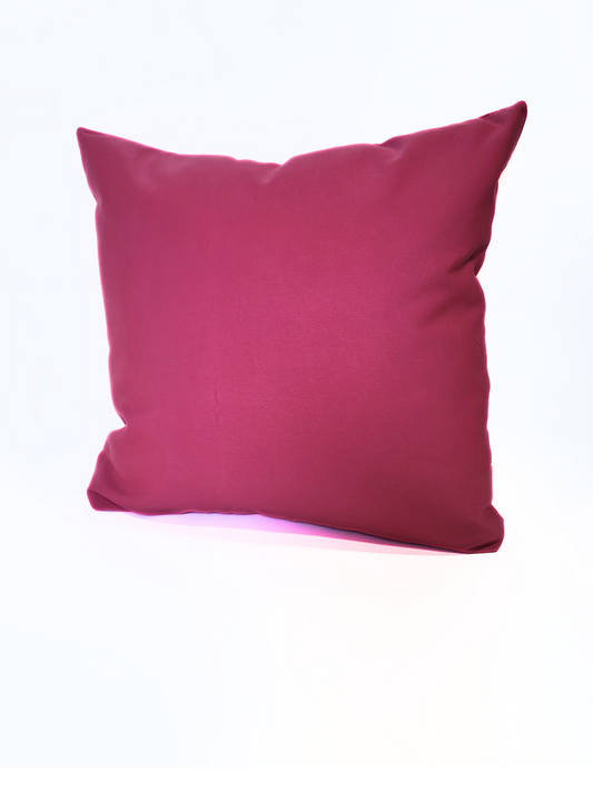 Sunbrella "Canvas Hot Pink" Toss Pillow Cover