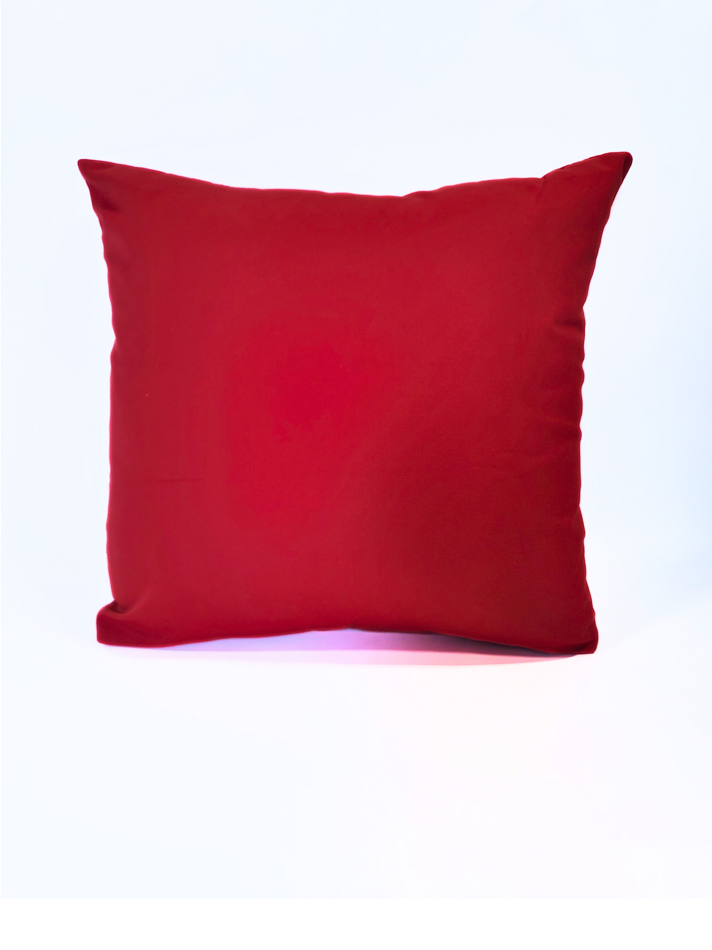 Sunbrella "Canvas Jockey Red" Toss Pillow Cover